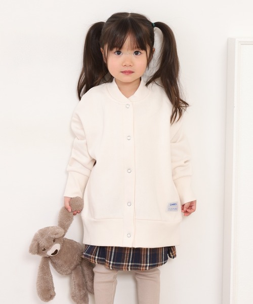 OMNES（オムネス）の「裏起毛リブ付きブルゾン KIDS（ブルゾン・キッズ・アイボリー・100cm/110cm）」の15枚目の写真