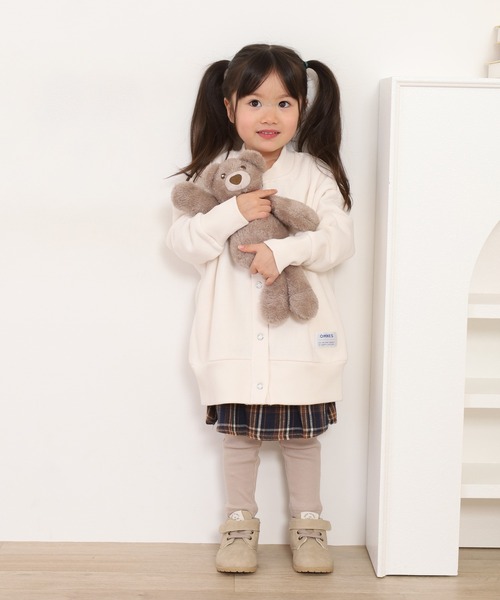 OMNES（オムネス）の「裏起毛リブ付きブルゾン KIDS（ブルゾン・キッズ・アイボリー・100cm/110cm）」の19枚目の写真