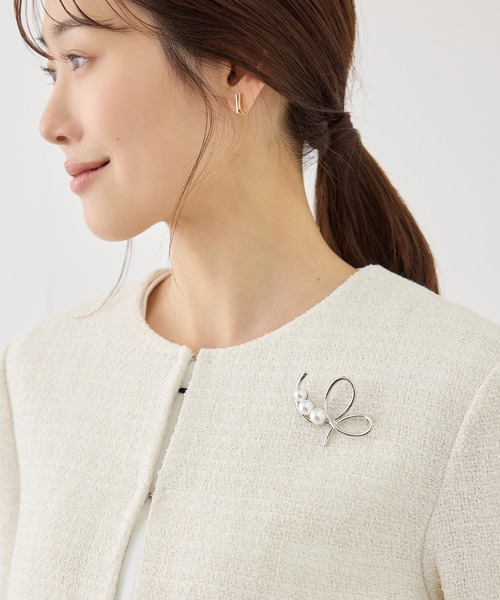 セール】パールモチーフブローチ（ブローチ/コサージュ）｜ROPE