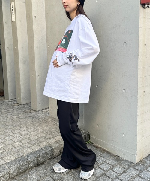 MYMOOD.(マイムード)の「【マタニティ】裾セルフカット可能◎ リブストレートパンツ 楽々パンツ ウエストゴムパンツ(マタニティウェア/グッズ・レディース・チャコールグレー/ブラック/ベージュ/ライトグレー・M/L)」の13枚目の写真