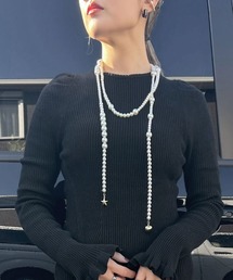 DONOBAN（ドノバン）の「【at.】パールネックレス（ネックレス）」