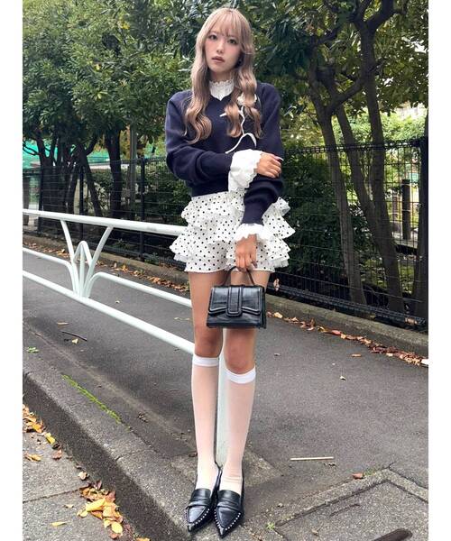 CALNAMUR（カルナムール）の「コットンフリルレースブラウス（シャツ/ブラウス・レディース・ホワイト/ブラック/その他1・FREE）」の20枚目の写真