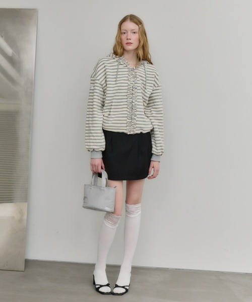 GIUNON（ジウノン）の「2way chain mini bag / 2wayチェーンミニバッグ（ショルダーバッグ・レディース・ホワイト/レッド/イエロー/ブラック/ブルーグレー・FREE）」の8枚目の写真