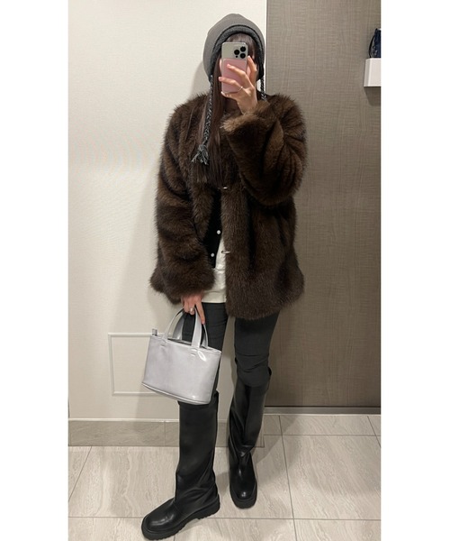 GIUNON(ジウノン)の「2way chain mini bag / 2wayチェーンミニバッグ(ショルダーバッグ・レディース・ホワイト/レッド/イエロー/ブラック/ブルーグレー・FREE)」の21枚目の写真