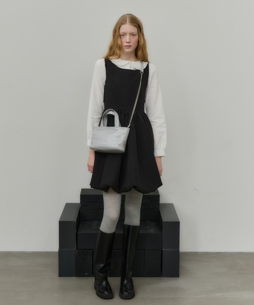 GIUNON（ジウノン）の「2way chain mini bag / 2wayチェーンミニバッグ（ショルダーバッグ・レディース・ホワイト/レッド/イエロー/ブラック/ブルーグレー・FREE）」の16枚目の写真