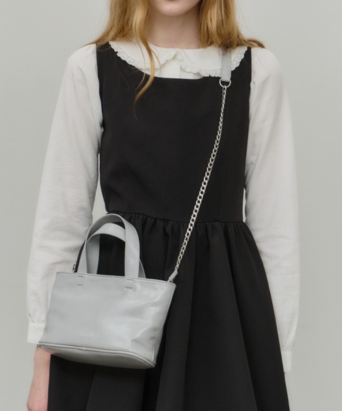 GIUNON（ジウノン）の「2way chain mini bag / 2wayチェーンミニバッグ（ショルダーバッグ・レディース・ホワイト/レッド/イエロー/ブラック/ブルーグレー・FREE）」の17枚目の写真