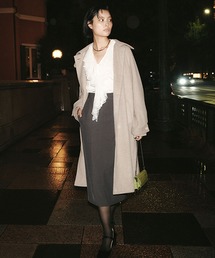 studio CLIP | 【daily CLIP】ステンカラーミドルコート(ステンカラーコート)