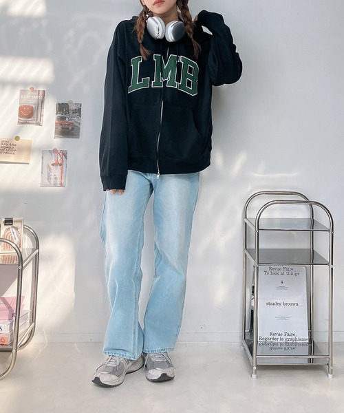 AS KNOW AS plus（アズノゥアズプラス）の「○Ｗジップとロゴパーカー【UNISEX ITEM】（パーカー・レディース・カモフラージュ/グレー系/チャコールグレー/ブラック系/アイボリー系1/ブラック系1/レッド系1/ネイビー系1・FREE）」の21枚目の写真