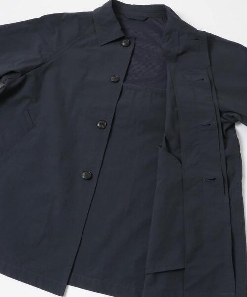 FORK&SPOON（フォークアンドスプーン）の「FORK&SPOON　ステンカラーテントコート（ステンカラーコート・レディース・ベージュ/ネイビー・1）」の20枚目の写真