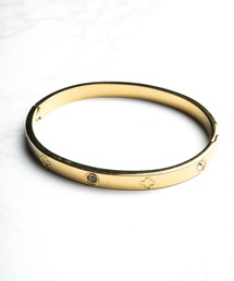 ANARKH（アナンケ）の「【RES】【ANARKH（アナンケ）】クローバーモチーフ ストーンバングル（バングル/リストバンド）」