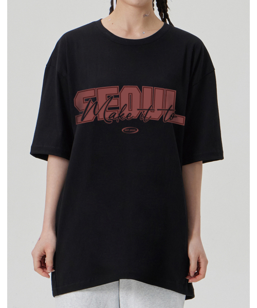 MAKEITTO（メイキット）の「[SEOUL] CREW NECK TEE_BLACK（Tシャツ/カットソー・メンズ・その他・MEDIUM/LARGE/X-LARGE/XX-LARGE）」の6枚目の写真