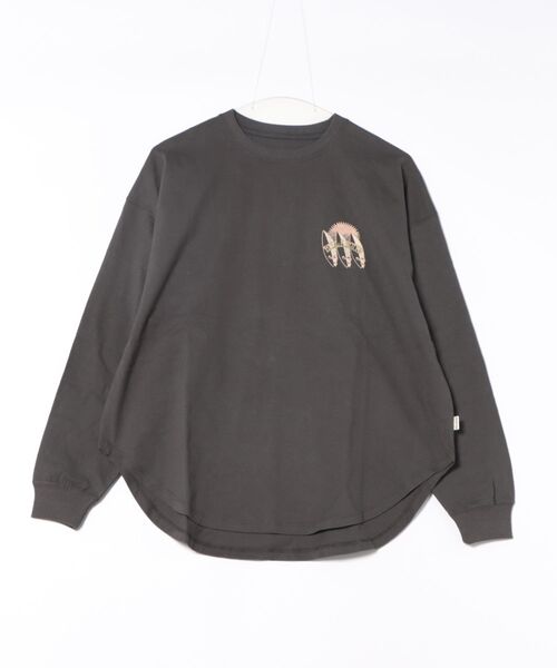 BILLABONG(ビラボン)の「BILLABONG ウィメンズ READY AND SET ROUND ロンT 【2026年春夏モデル】/ビラボンバックプリント長袖ロンT(Tシャツ/カットソー・レディース・オフホワイト/ホワイト/ターコイズブルー・MEDIUM)」の2枚目の写真