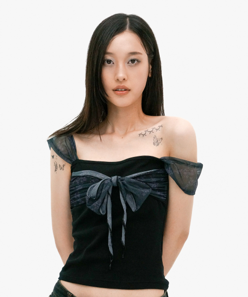 MIMI MONDE（ミミモンド）の「フェアリーベイビー タップ（ブラック）（Tシャツ/カットソー・レディース・その他・FREE）」の3枚目の写真