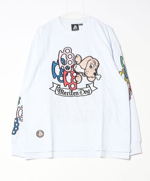 GALFY(ガルフィー)の「『GALFY/ガルフィー』メリケンHERTSロンTee【Z】(Tシャツ/カットソー・レディース・ブラック/ホワイト・L/XL)」の8枚目の写真