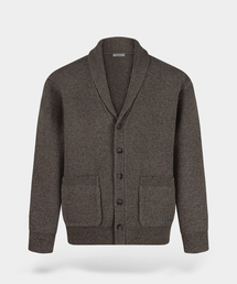 BIRBANTE（ビルバンテ）の「エッセンシャルショールカラーガーディガン - ブラウン（カーディガン/ボレロ）」