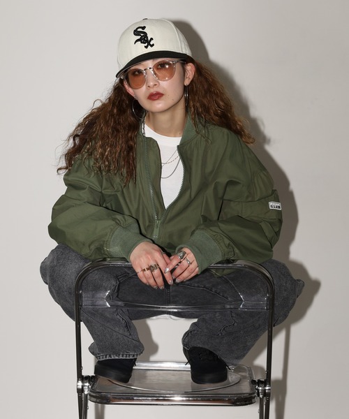 PRO CLUB (プロクラブ)の「PRO CLUB ボンバージャケット(MA-1・メンズ・シルバー/オリーブ/カーキ・XL/L/M/S/3XL/2XL)」の22枚目の写真