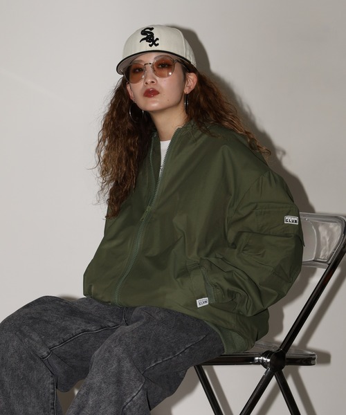 PRO CLUB (プロクラブ)の「PRO CLUB ボンバージャケット(MA-1・メンズ・シルバー/オリーブ/カーキ・XL/L/M/S/3XL/2XL)」の18枚目の写真