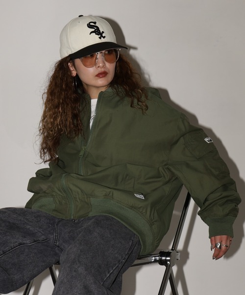PRO CLUB (プロクラブ)の「PRO CLUB ボンバージャケット(MA-1・メンズ・シルバー/オリーブ/カーキ・XL/L/M/S/3XL/2XL)」の19枚目の写真