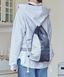 ROCCI ROCCI（ロッシロッシ）の「Classic Symbol Satin Gym Sack [CHARCOAL]（バックパック/リュック）」