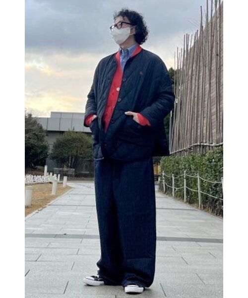 LENGAGEMENT（ランガージュマン）の「ヴィンテージリアルロングワイドストッパーデニムパンツ[インディゴブルー]（デニムパンツ・レディース・その他・M/S）」の3枚目の写真