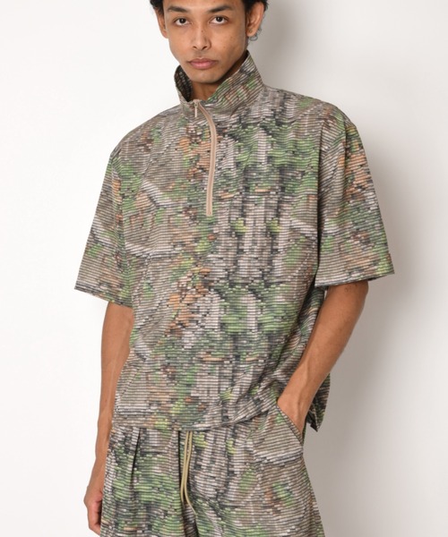 SUPERTHANKS(スーパーサンクス)の「【速乾生、清涼感素材】ジッププルオーバーTechnical S/S high-zip pullover(Tシャツ/カットソー・メンズ・ブラック/その他/ブラック系その他・M/L/S)」の9枚目の写真