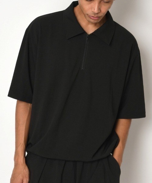 SUPERTHANKS(スーパーサンクス)の「【速乾生、清涼感素材】ジッププルオーバーTechnical S/S high-zip pullover(Tシャツ/カットソー・メンズ・ブラック/その他/ブラック系その他・M/L/S)」の21枚目の写真
