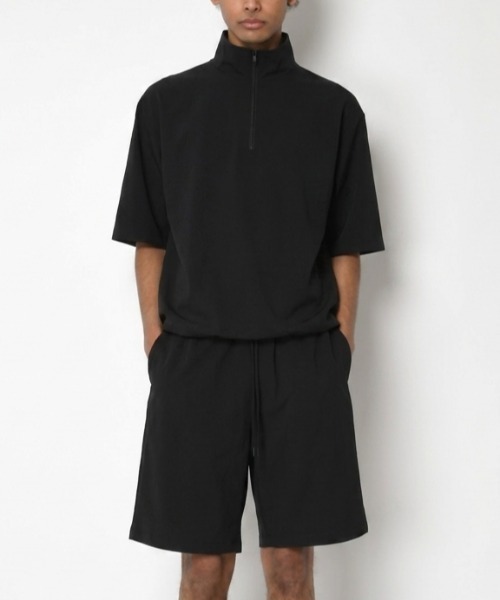 SUPERTHANKS(スーパーサンクス)の「【速乾生、清涼感素材】ジッププルオーバーTechnical S/S high-zip pullover(Tシャツ/カットソー・メンズ・ブラック/その他/ブラック系その他・M/L/S)」の22枚目の写真