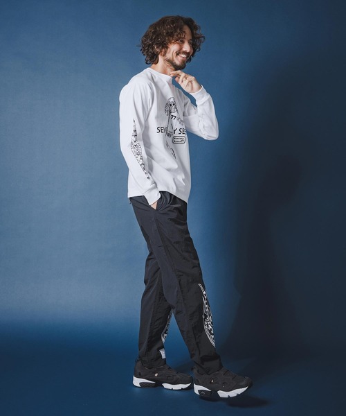 seventy seven(セブンティセブン)の「mlt5543-heavy onz USA cotton L-S t-shirts (77lady2) ロングスリーブTシャツ(7726S240)(Tシャツ/カットソー・メンズ・サンドベージュ/ホワイト/ブラック・XL/L/M/S)」の12枚目の写真