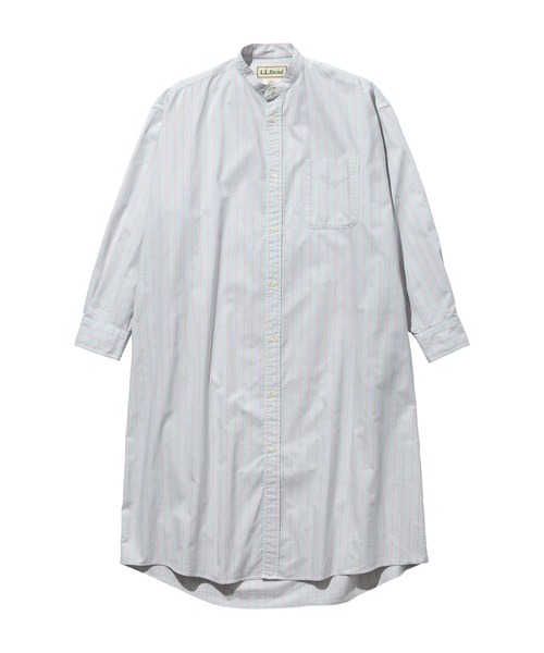 L.L.Bean（エルエルビーン）の「【JAPAN EDITION】オロノ・ロングスリーブ・ロング・シャツ（シャツワンピース・レディース・イエロー系その他/グレー系その他/グリーン系その他/ブルー系その他・MEDIUM）」の2枚目の写真