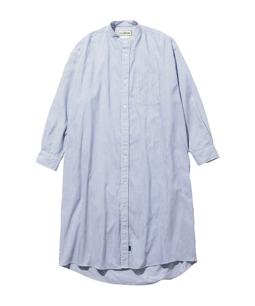 L.L.Bean（エルエルビーン）の「【JAPAN EDITION】オロノ・ロングスリーブ・ロング・シャツ（シャツワンピース・レディース・イエロー系その他/グレー系その他/グリーン系その他/ブルー系その他・MEDIUM）」の3枚目の写真