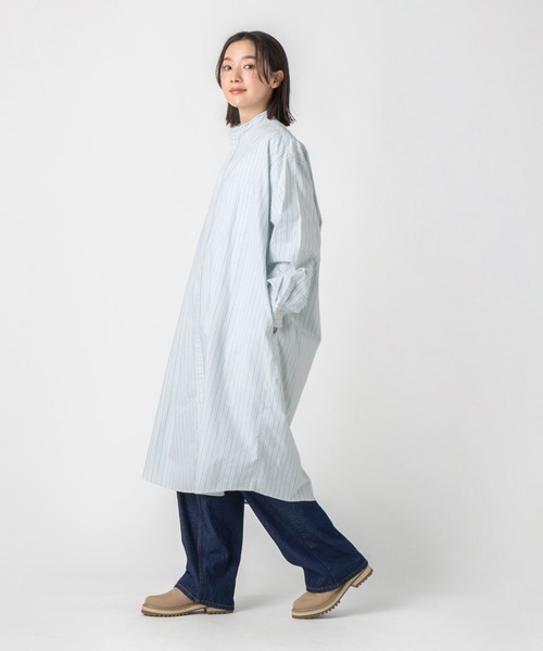 L.L.Bean（エルエルビーン）の「【JAPAN EDITION】オロノ・ロングスリーブ・ロング・シャツ（シャツワンピース・レディース・イエロー系その他/グレー系その他/グリーン系その他/ブルー系その他・MEDIUM）」の5枚目の写真