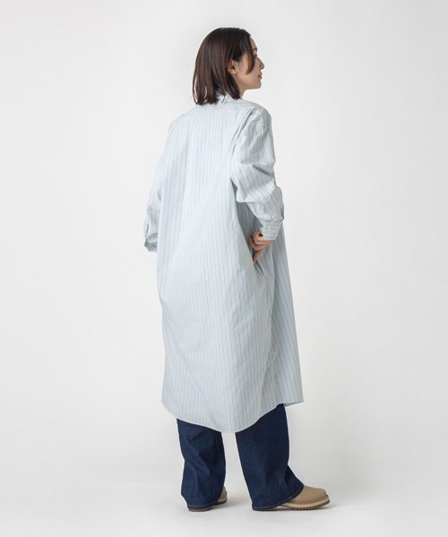 L.L.Bean（エルエルビーン）の「【JAPAN EDITION】オロノ・ロングスリーブ・ロング・シャツ（シャツワンピース・レディース・イエロー系その他/グレー系その他/グリーン系その他/ブルー系その他・MEDIUM）」の6枚目の写真