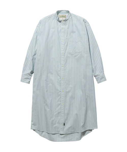 L.L.Bean（エルエルビーン）の「【JAPAN EDITION】オロノ・ロングスリーブ・ロング・シャツ（シャツワンピース・レディース・イエロー系その他/グレー系その他/グリーン系その他/ブルー系その他・MEDIUM）」の7枚目の写真