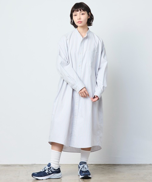 L.L.Bean（エルエルビーン）の「【JAPAN EDITION】オロノ・ロングスリーブ・ロング・シャツ（シャツワンピース・レディース・イエロー系その他/グレー系その他/グリーン系その他/ブルー系その他・MEDIUM）」の10枚目の写真