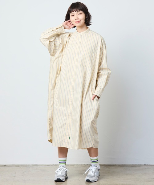 L.L.Bean（エルエルビーン）の「【JAPAN EDITION】オロノ・ロングスリーブ・ロング・シャツ（シャツワンピース・レディース・イエロー系その他/グレー系その他/グリーン系その他/ブルー系その他・MEDIUM）」の15枚目の写真