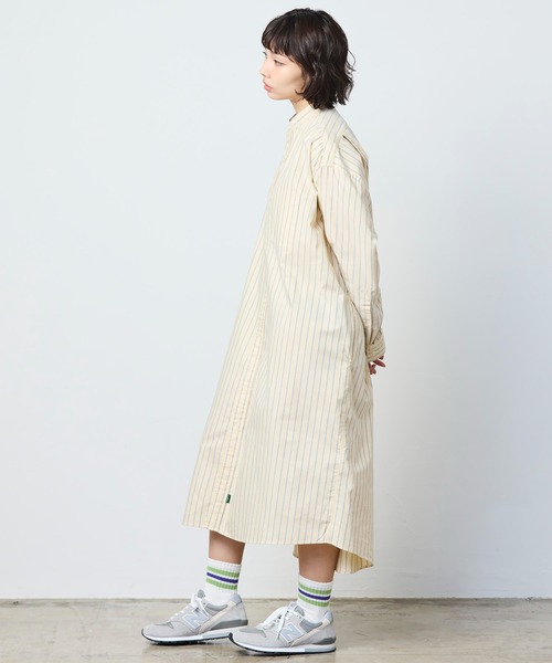 L.L.Bean（エルエルビーン）の「【JAPAN EDITION】オロノ・ロングスリーブ・ロング・シャツ（シャツワンピース・レディース・イエロー系その他/グレー系その他/グリーン系その他/ブルー系その他・MEDIUM）」の16枚目の写真