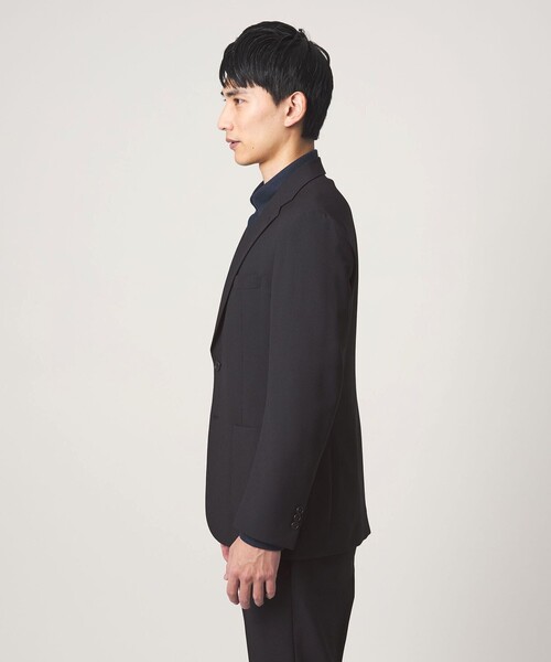 green label relaxing（グリーンレーベルリラクシング）の「A+ ポリエステル シャークスキン 2B スタンダード セットアップ ジャケット -ウォッシャブル・ストレッチ-（テーラードジャケット・メンズ・ダークグリーン/ブラウン系/ネイビー・XL/M/L/S）」の14枚目の写真