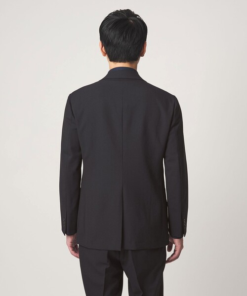 green label relaxing（グリーンレーベルリラクシング）の「A+ ポリエステル シャークスキン 2B スタンダード セットアップ ジャケット -ウォッシャブル・ストレッチ-（テーラードジャケット・メンズ・ダークグリーン/ブラウン系/ネイビー・XL/M/L/S）」の15枚目の写真