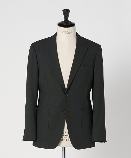 green label relaxing（グリーンレーベルリラクシング）の「A+ ポリエステル シャークスキン 2B スタンダード セットアップ ジャケット -ウォッシャブル・ストレッチ-（テーラードジャケット・メンズ・ダークグリーン/ブラウン系/ネイビー・XL/M/L/S）」の21枚目の写真