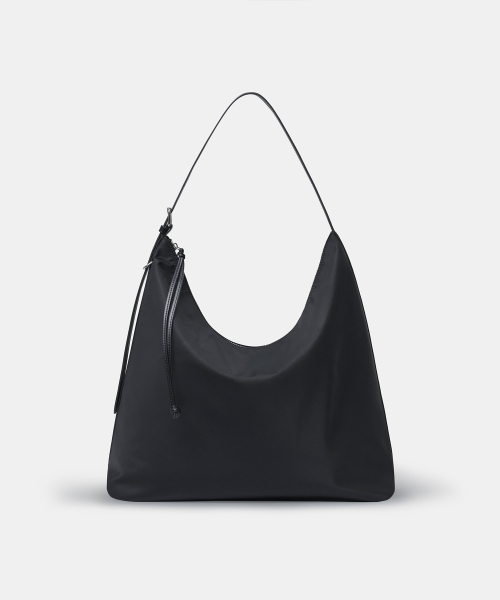 MUSINSA STANDARD WOMAN（ムシンサスタンダードウーマン）の「ウィメンズナイロンスラウチショルダーバッグ[ブラック]（ショルダーバッグ・レディース・その他・FREE）」の2枚目の写真