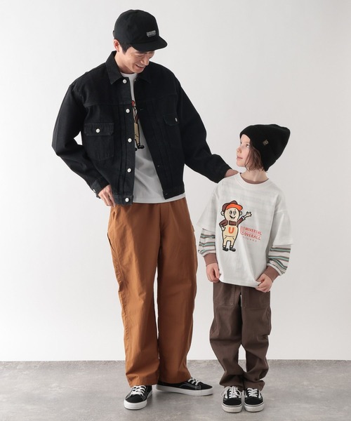 UNIVERSAL OVERALL（ユニバーサルオーバーオール）の「UNIVERSAL OVERAL/ペインターパンツ/一部店舗限定/635173（その他パンツ・メンズ・ブラウン系その他7/ブラック・LARGE/X-LARGE/MEDIUM）」の5枚目の写真