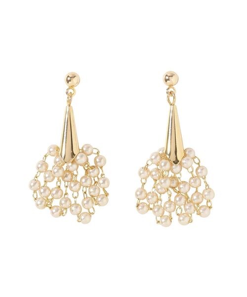 AMERICAN HOLIC（アメリカンホリック）の「パール ブーケピアス（ピアス（両耳用）・レディース・シルバー/ゴールド・FREE）」の7枚目の写真