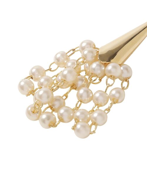 AMERICAN HOLIC（アメリカンホリック）の「パール ブーケピアス（ピアス（両耳用）・レディース・シルバー/ゴールド・FREE）」の8枚目の写真