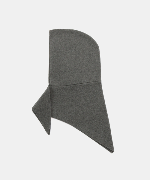 FRAMeWORK（フレームワーク）の「y YO/イーヨ hooded ストール（マフラー・レディース・グレー/ブラック・FREE）」の2枚目の写真