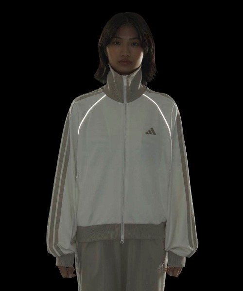 adidas(アディダス)の「アディダス adidas STSV トラックトップ(ジャージ・レディース・ブラック/オフホワイト/ブルー・M/L)」の16枚目の写真
