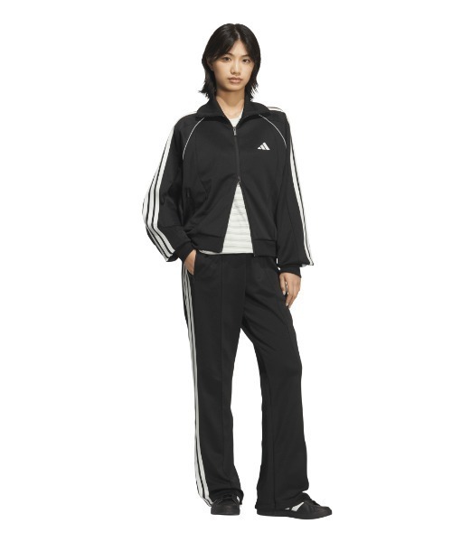 adidas(アディダス)の「アディダス adidas STSV トラックトップ(ジャージ・レディース・ブラック/オフホワイト/ブルー・M/L)」の13枚目の写真