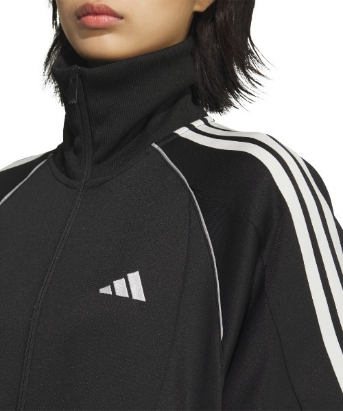 adidas(アディダス)の「アディダス adidas STSV トラックトップ(ジャージ・レディース・ブラック/オフホワイト/ブルー・M/L)」の12枚目の写真