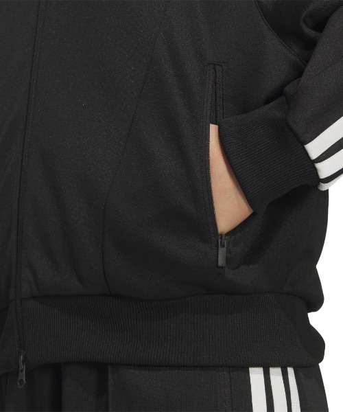 adidas(アディダス)の「アディダス adidas STSV トラックトップ(ジャージ・レディース・ブラック/オフホワイト/ブルー・M/L)」の11枚目の写真