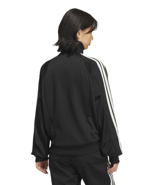 adidas(アディダス)の「アディダス adidas STSV トラックトップ(ジャージ・レディース・ブラック/オフホワイト/ブルー・M/L)」の14枚目の写真