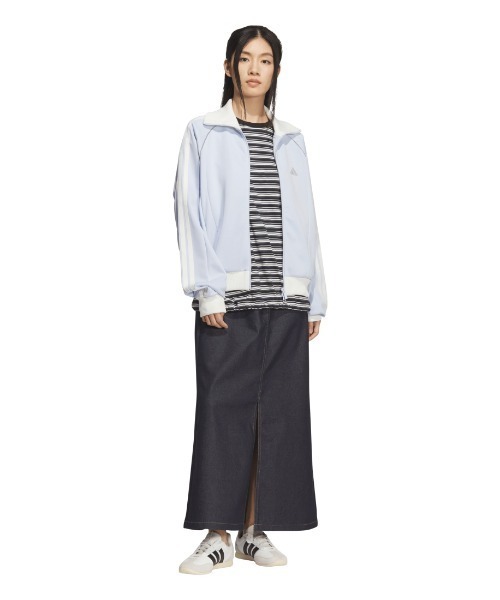 adidas(アディダス)の「アディダス adidas STSV トラックトップ(ジャージ・レディース・ブラック/オフホワイト/ブルー・M/L)」の7枚目の写真